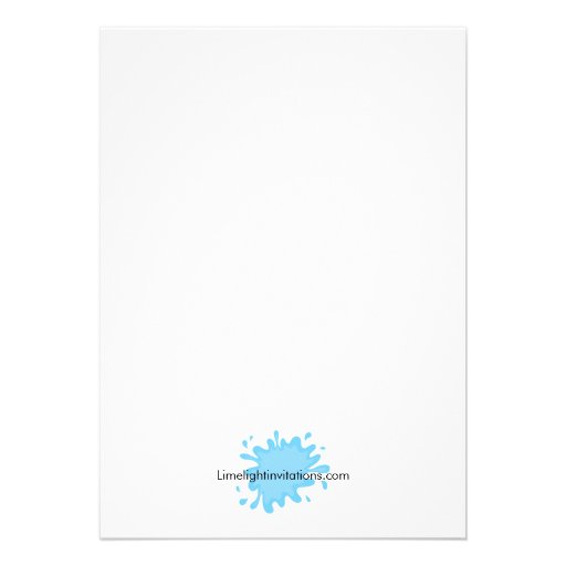Cute Pool Party Birthday Invitation