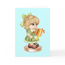 Cute Present Girl cards