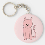 Cute Pretty Pink Cat Key Chain