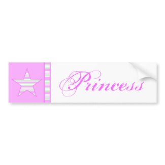 Cute Princess Bumper Sticker bumpersticker