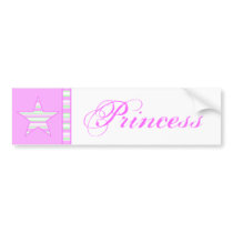 Cute Princess Bumper Sticker bumper stickers
