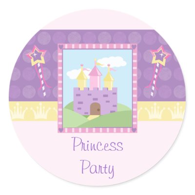 Cute princess party castle