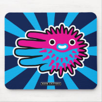 Cute Puffer Fish Mousepads