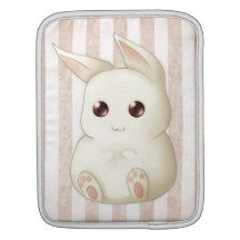Cute Puffy Kawaii Bunny Rabbit Sleeve For iPads