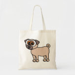 Cute Pug Tote Bag