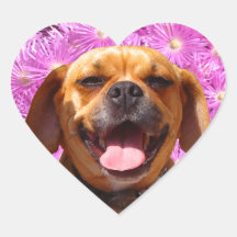 Cute Puggle Sticker