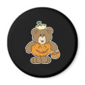 Cute Pumpkin Bear magnets