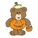 Cute Pumpkin Bear photo sculptures