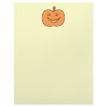 Cute Pumpkin, Smiling. Halloween. Custom Letterhead