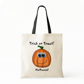 Cute Pumpkin Trick or Treat Tote Bag bag