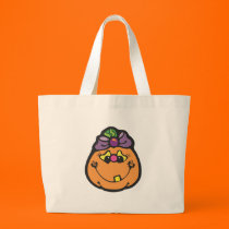 cute pumpkin with bow bags