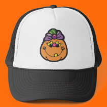 cute pumpkin with bow hats