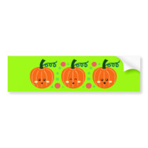 Cute Pumpkins bumper stickers