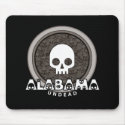 Cute Punk Skull Alabama Mousepad Dark by MugUSA Cute Punk Skull Alabama Mousepad Dark