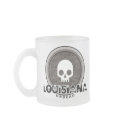 Cute Punk Skull Louisiana Mug Glass by MugUSA Cute Punk Skull Louisiana Mug Glass