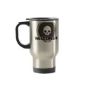 Cute Punk Skull Wisconsin Travel Mug