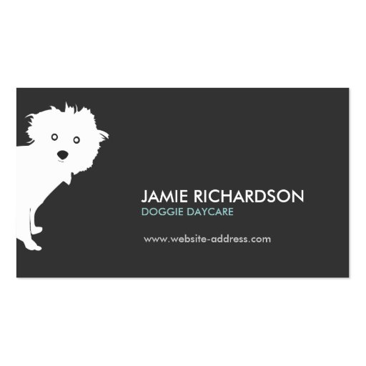 CUTE PUP Business Card (front side)