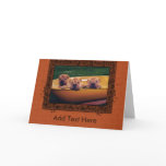 Cute Puppies Greetings Greeting Card