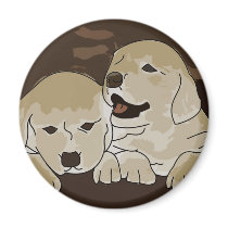 Cute Puppies magnets by abstractor Cute Puppies magnets