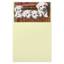 *Cute Puppies* Vintage stationery