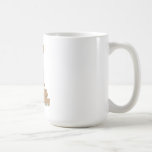 Cute Puppy and Bones Coffee Mug