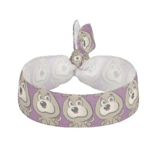 Cute Puppy Cartoon Ribbon Hair Tie