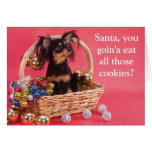 Cute Puppy Christmas card