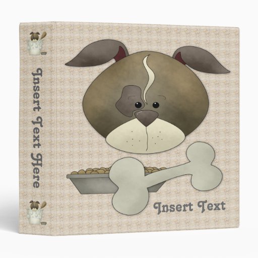 Cute Puppy Dog Avery Binder | Zazzle