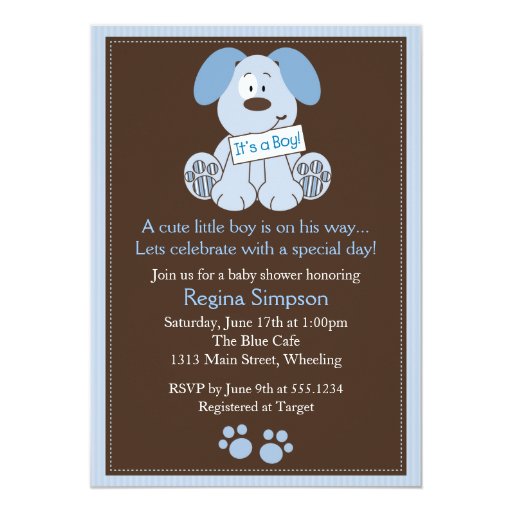 when can you shower a puppy puppy baby shower invitation blue zazzle when can you shower a puppy puppy baby shower invitation blue zazzle