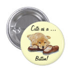 cute puppy dog labrador retriever art button buttons