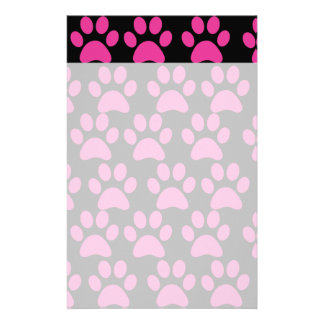Paw Print Stationery | Zazzle