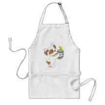 Cute Puppy Easter Egg Aprons