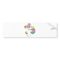 Cute Puppy Easter Egg Bumper Stickers