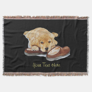 golden retriever slippers golden retriever puppy throw blankets zazzle golden retriever slippers golden retriever puppy throw blankets zazzle