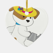 Cute Puppy Plant Ornament