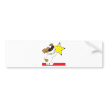 Cute Puppy Star Bumper Sticker