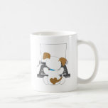 Cute Puppy Typewriter Coffee Mug
