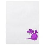 Cute Purple Dragon Baby flyers