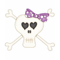 Cute Purple Goth Crossbones t-shirts by alternateworlds Cute Purple Goth Crossbones t-shirts