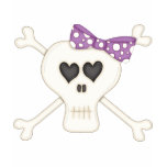 Cute Purple Goth Crossbones t-shirts