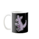 cute purple kangaroo mugs