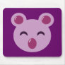 Cute Purple Koala Bear Mouse Pads