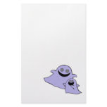 cute purple momma and baby ghosts personalized stationery