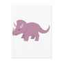 Cute Purple Triceratops (baby Torosaurus) Post Cards