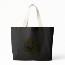 cute queen bee and beehive canvas bags