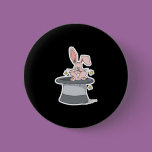 cute rabbit in magic hat