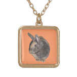 Cute Rabbit Photo Necklace. necklaces