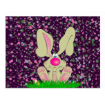 Cute Rabbit Recipe Card Postcard