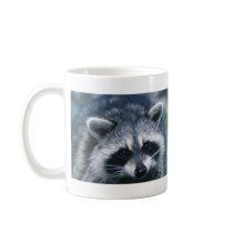 Cute Raccoon Close-Up mugs