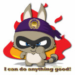 Cute Raccoon Funny Tee Cartoon Character T-shirt